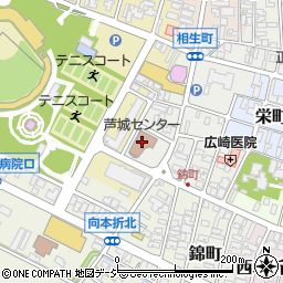 芦城公民館周辺の地図