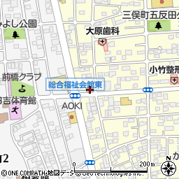 マクドナルド前橋三俣町店周辺の地図