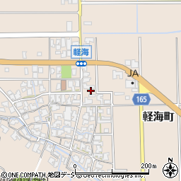 石川県小松市軽海町ウ周辺の地図