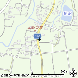 群馬県前橋市粕川町深津33-3周辺の地図