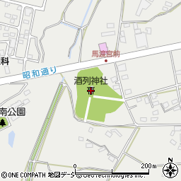 酒列神社周辺の地図