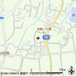 群馬県前橋市粕川町深津甲周辺の地図