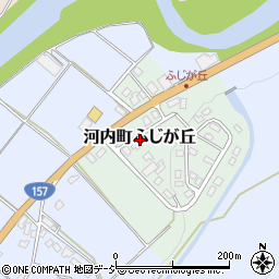 石川県白山市河内町ふじが丘周辺の地図