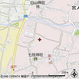 長野県上田市芳田森周辺の地図