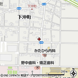 群馬県前橋市下沖町296周辺の地図