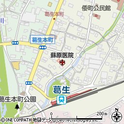 蘇原医院周辺の地図