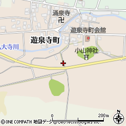 石川県小松市遊泉寺町周辺の地図