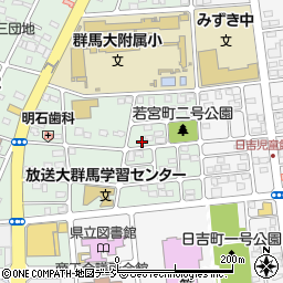 群馬県前橋市若宮町2丁目6-11周辺の地図