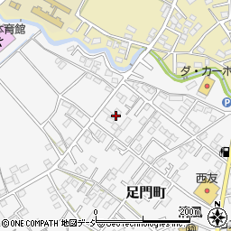 群馬県高崎市足門町1616周辺の地図