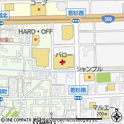 ヤングドライグループヤングドライ　バロー小松東店周辺の地図
