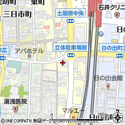 株式会社北國銀行　マネープラザ小松周辺の地図