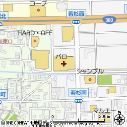 バローショッピングセンター小松東店周辺の地図