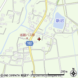 群馬県前橋市粕川町深津38周辺の地図