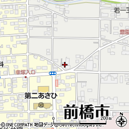 群馬県前橋市下沖町26周辺の地図