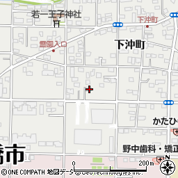 群馬県前橋市下沖町141-4周辺の地図