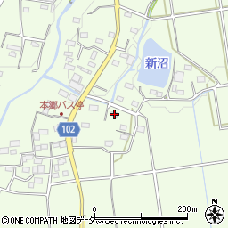 群馬県前橋市粕川町深津39周辺の地図