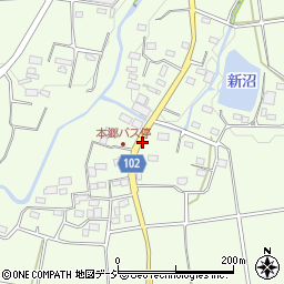 群馬県前橋市粕川町深津31周辺の地図