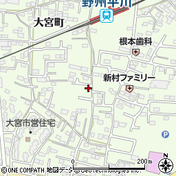 栃木県栃木市大宮町2575-5周辺の地図