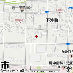 群馬県前橋市下沖町141周辺の地図