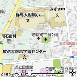 群馬県前橋市若宮町2丁目6-6周辺の地図