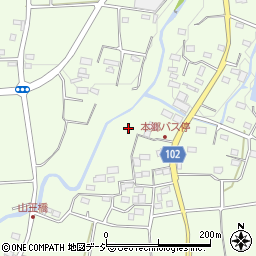 群馬県前橋市粕川町深津55周辺の地図