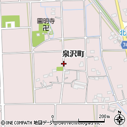〒379-2101 群馬県前橋市泉沢町の地図
