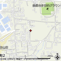 長野県上田市古里（染屋）周辺の地図