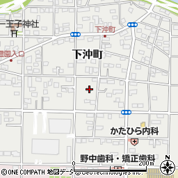 群馬県前橋市下沖町283-3周辺の地図