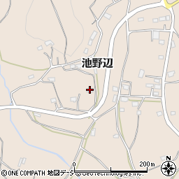 茨城県笠間市池野辺1730周辺の地図
