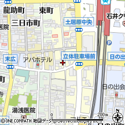 石川県小松市土居原町231-1周辺の地図