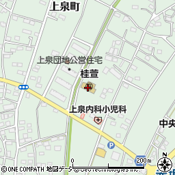 前橋市立　桂萱保育所周辺の地図