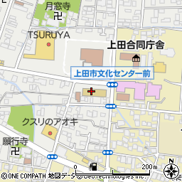 上田看護専門学校周辺の地図