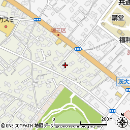 茨城県水戸市堀町1087-1周辺の地図