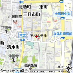 石川県小松市飴屋町22周辺の地図