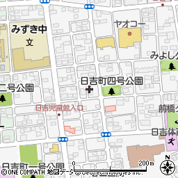 群馬県前橋市日吉町3丁目20周辺の地図