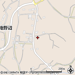 茨城県笠間市池野辺1430周辺の地図