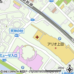 ソフトバンク　Ａｒｉｏ上田周辺の地図