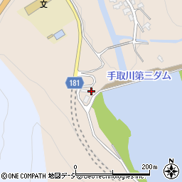 石川県白山市河内町口直海ロ周辺の地図