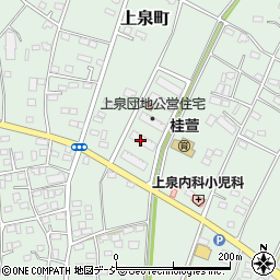 上泉団地公営住宅Ｂ－９２棟周辺の地図