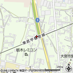 栃木県栃木市大宮町2661周辺の地図