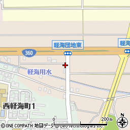 石川県小松市軽海町ネ周辺の地図