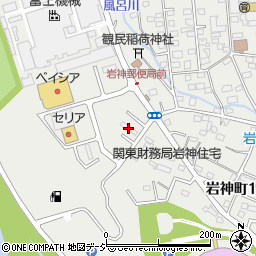 富士機械岩神寮周辺の地図