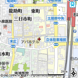 石川県小松市飴屋町周辺の地図
