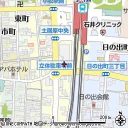 小松駅前立体周辺の地図