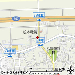 石川県小松市八幡甲周辺の地図