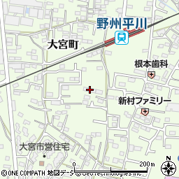 栃木県栃木市大宮町2570周辺の地図