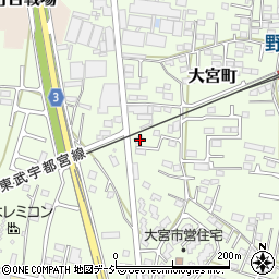栃木県栃木市大宮町2518周辺の地図