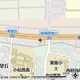 石川県小松市軽海町ツ周辺の地図