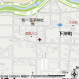 群馬県前橋市下沖町159周辺の地図