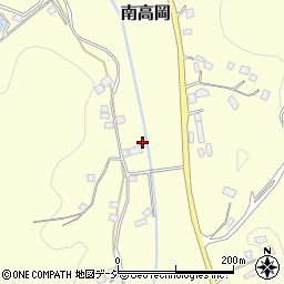 栃木県真岡市南高岡168周辺の地図